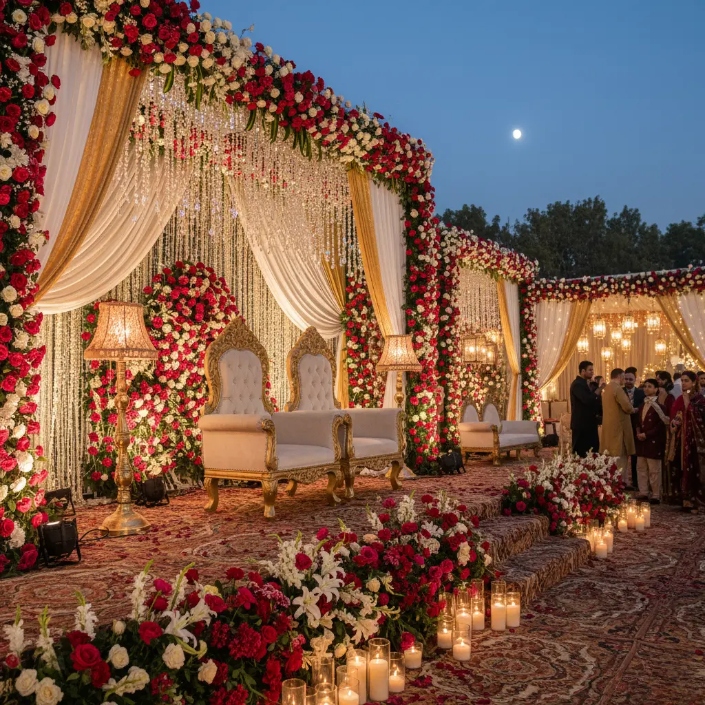 Elegant event setup